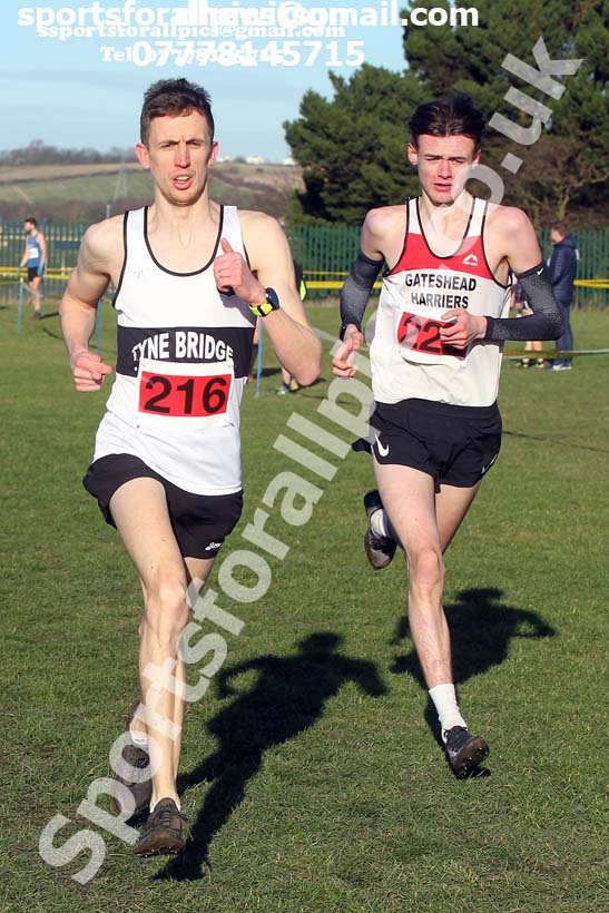 Senior mens 2020 Birtley Cross Country Relay, County Durham.  Photo: David T. Hewitson/Sports for All Pics
